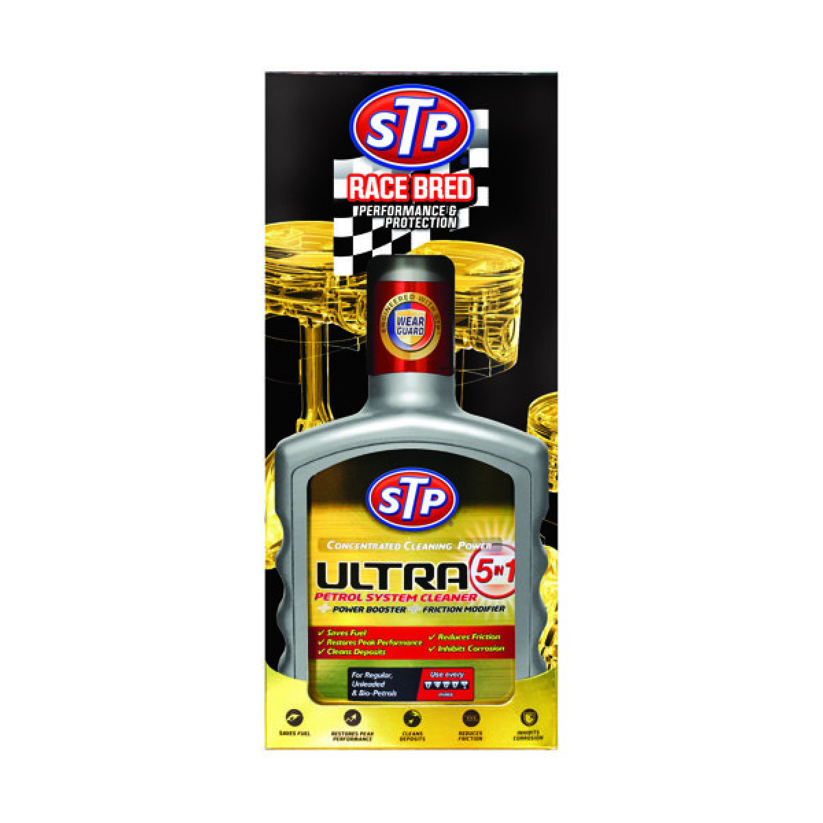 STP Ultra 5in1, kütusesüsteemi puhastusvahend, 400 ml