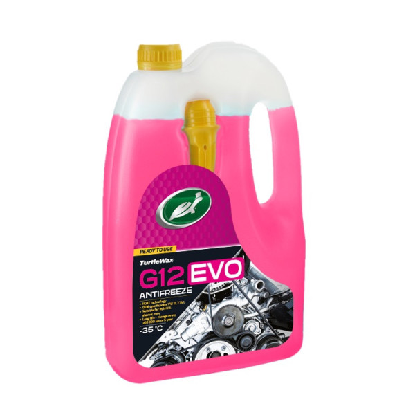 Turtle Wax Antifreeze G12 EVO -35°C, jahutusvedelik, 4 l