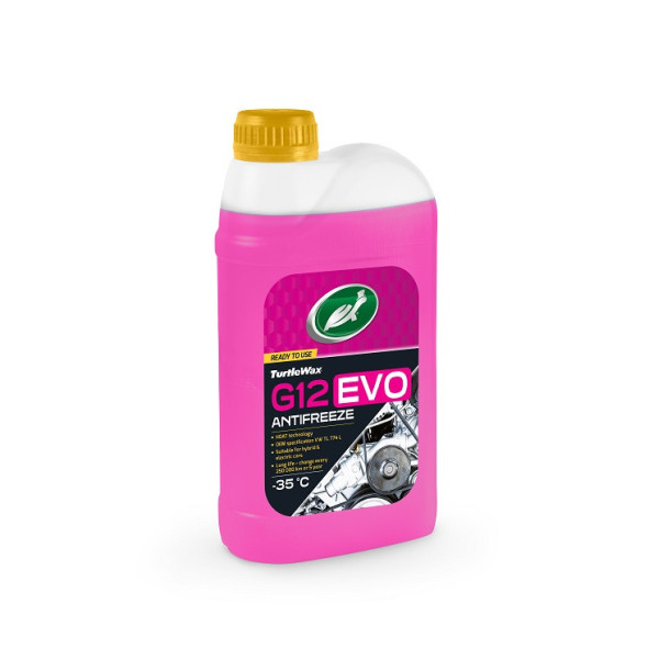 TURTLE WAX Antifreeze G12 EVO -35°C, jahutusvedelik, 1l