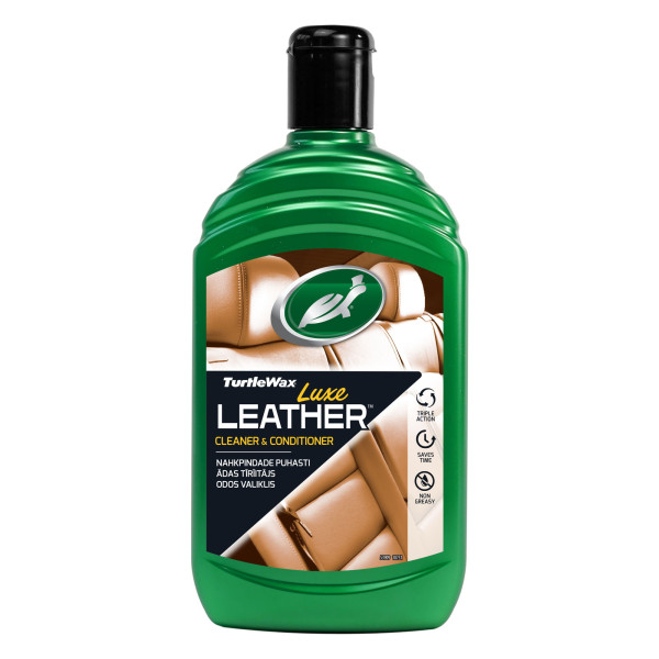 TURTLE WAX Luxe Leather Cleaner&Conditioner, nahapuhastusvahend-palsam, 500 ml