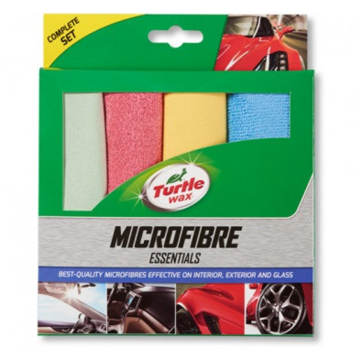 TURTLE WAX Microfiber cloth 4-pack, mikrokiudlappide komplekt