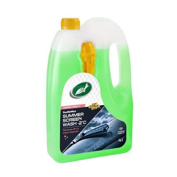 TURTLE WAX Windscreen Washer Fluid -2°C, klaasipesuvedelik, 4 L