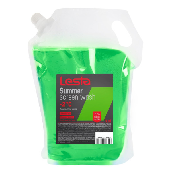 LESTA Windscreen Washer Fluid 2In1 -2°C, klaasipesuvedelik, 3 L