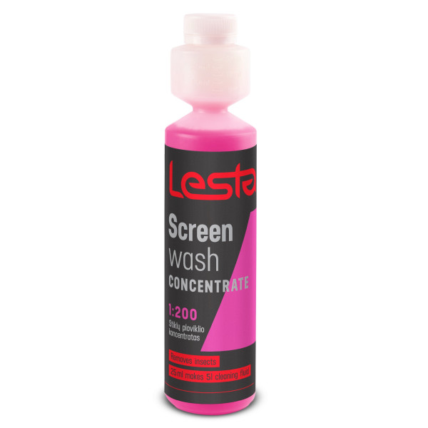 LESTA Concentrated Windscreen Washer Fluid, kontsentreeritud klaasipesuvedelik, 250 ml, 1:200