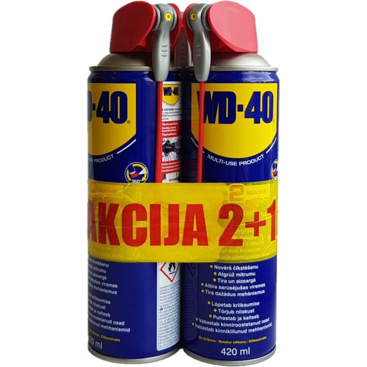 WD-40 universaalne 2+1, 420ml WD-40 universaalne 2+1, 420ml