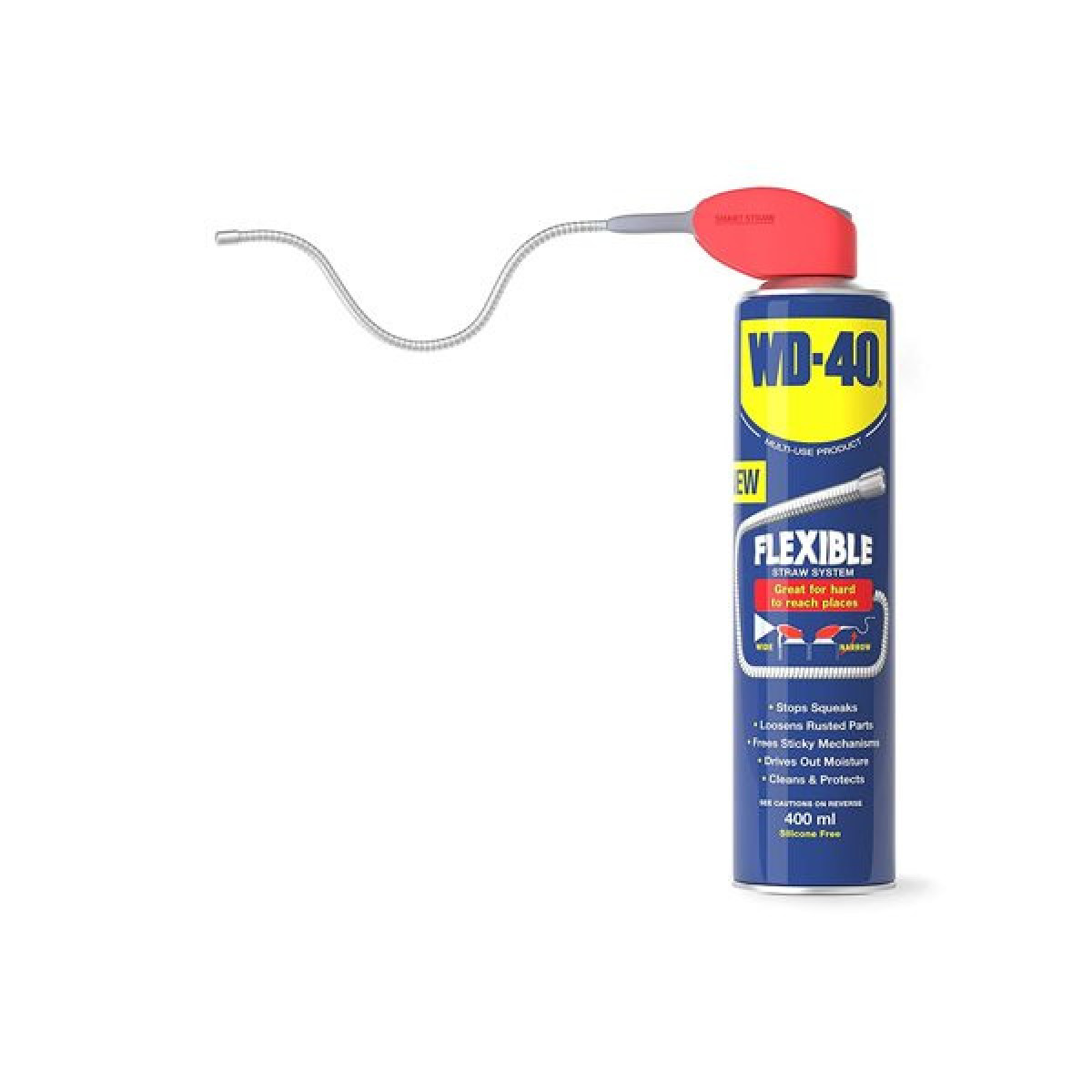 WD-40 universaalne tööriist painduva otsikuga, 400ml WD-40 universaalne tööriist painduva otsikuga, 400ml