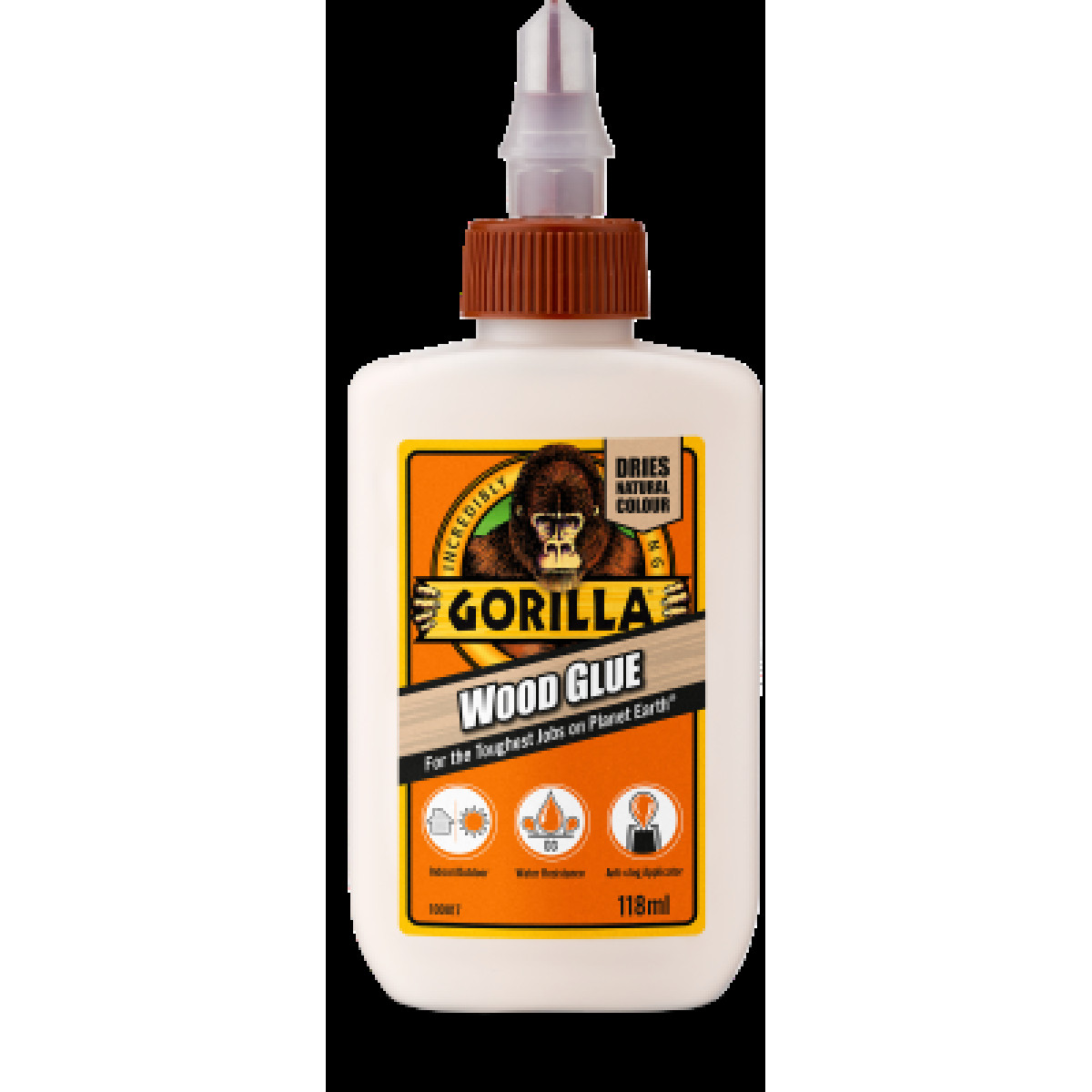 Gorilla Wood Glue, puiduliim, 118 ml Gorilla Wood Glue, puiduliim, 118 ml