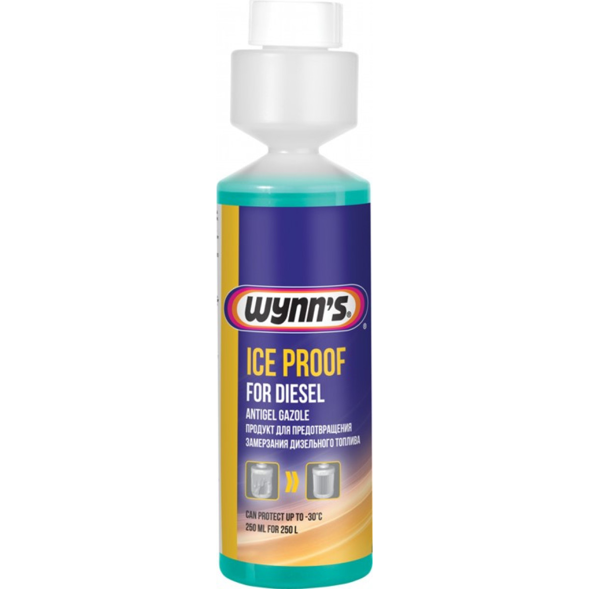WYNNS Ice Proof For Diesel, diislikütuse lisand kristalliseerumise vastu, 250 ml