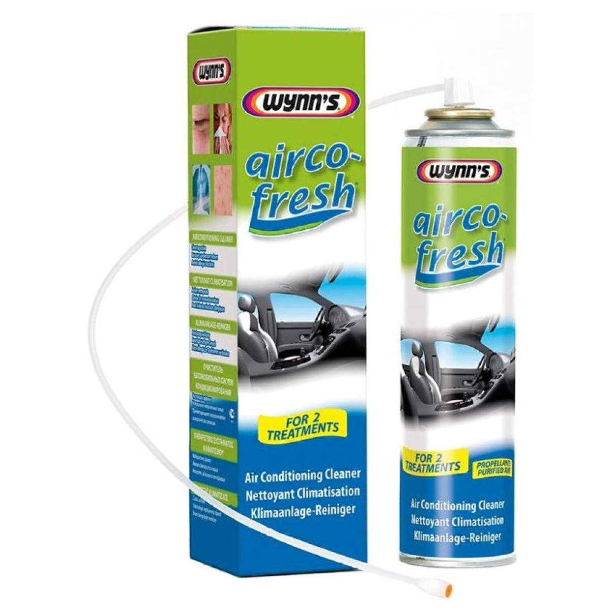 WYNNS Airco-Fresh Aerosol, aerosoolkliimaseadme puhastusvahend, 250 ml