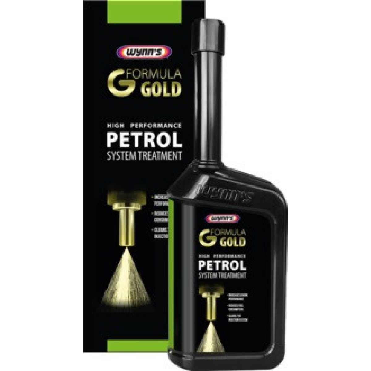 WYNNS Petrol System Treatment Formula Gold, lisand bensiini sissepritsesüsteemidele, 500 ml WYNNS Petrol System Treatment Formula Gold, lisand bensiini sissepritsesüsteemidele, 500 ml