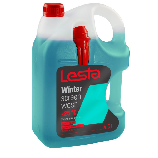 LESTA Windscreen Washer Fluid -25°C, klaasipesuvedelik, 4l