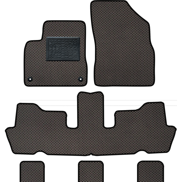 Polümeer EVA põrandamatid Citroen C4 Grand Picasso I 5 kohaline 2006-2013a.