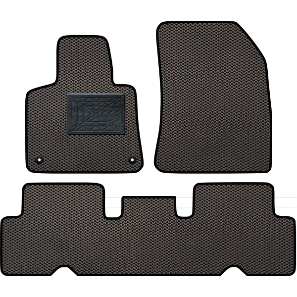 Polümeer EVA põrandamatid Citroen C4 Grand Picasso II 7 kohaline 2013-2018a.