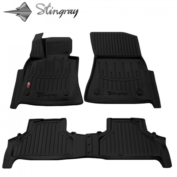 Kummist 3D jalamatid BMW X5 E70 2006-2013a., 4 tk / must / 5027034 / kõrgendatud servad