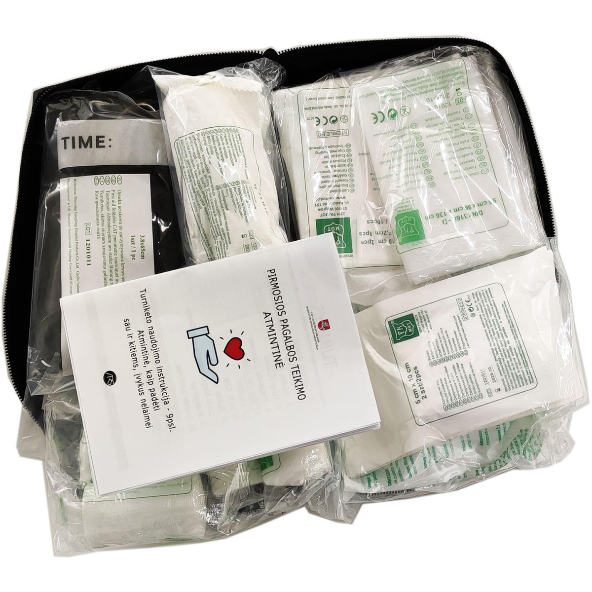 Pirmosios pagalbos rinkinys LT M (Naujos sudėties vaistinėlė)