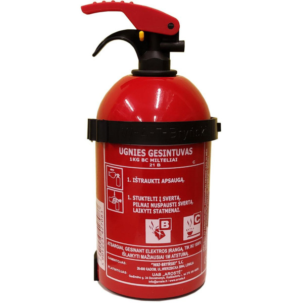 Tulekustuti GP-1kg PUZz vedrustusega