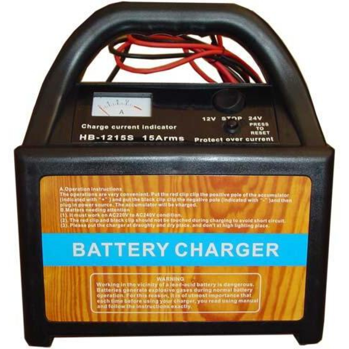 Akulaadija 24 - 12V15A HB 1215-S 61468 Akulaadija 24 - 12V15A HB 1215-S 61468