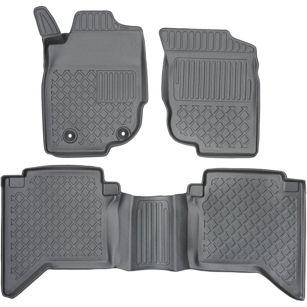 Sõitjateruumi matid Toyota Hilux 4 uksega 2005-2015a.