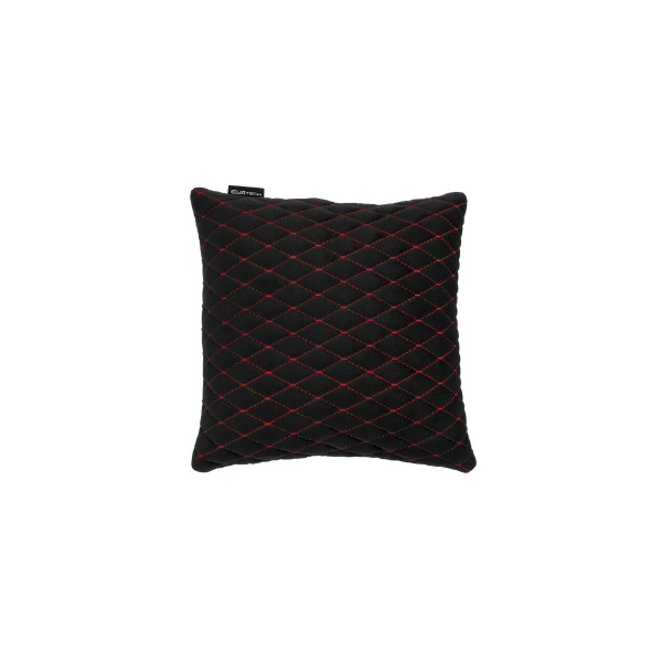 EVAtech Autopadi 30x30 cm - must / punased õmblused