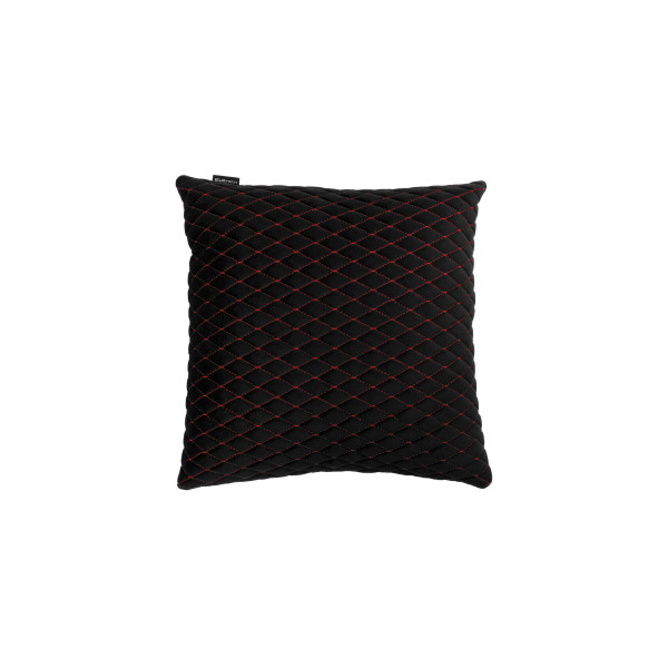 EVAtech Autopadi 40x40 cm - must / punased õmblused