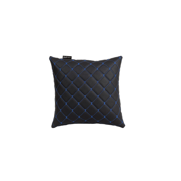 EVAtech ECO Autopadi 30x30 cm - must / sinised õmblused