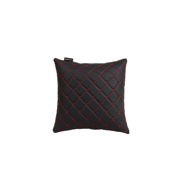 EVAtech ECO Autopadi 30x30 cm - must / punased õmblused