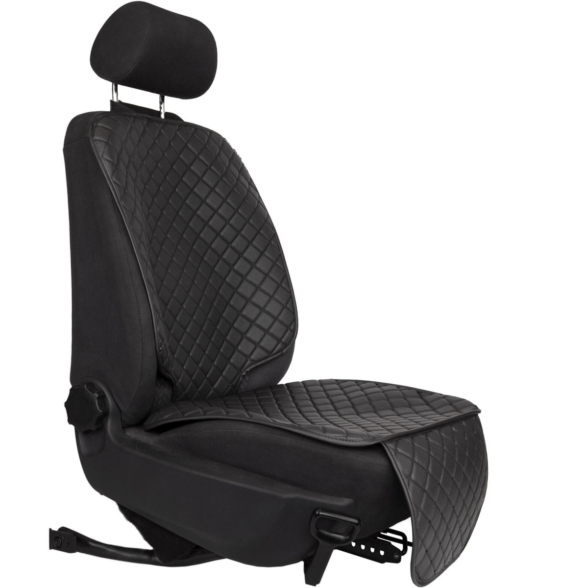 EVAtech ECO laste turvatooli istmekaitse - must / mustad servad / mustad õmblused