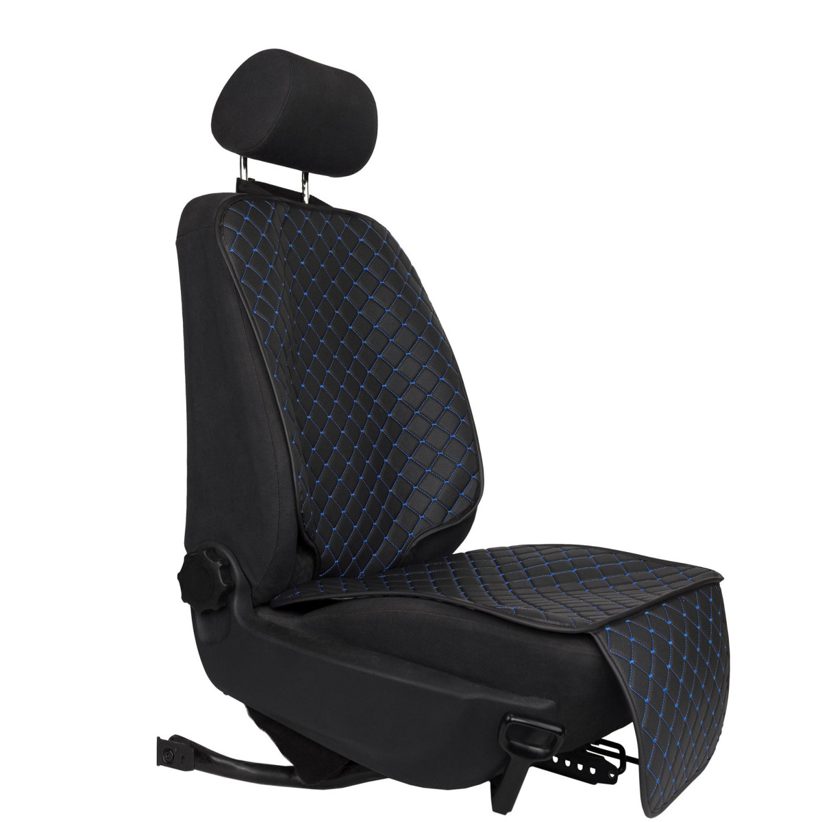 EVAtech ECO laste turvatooli istmekaitse - must / mustad servad / sinised õmblused