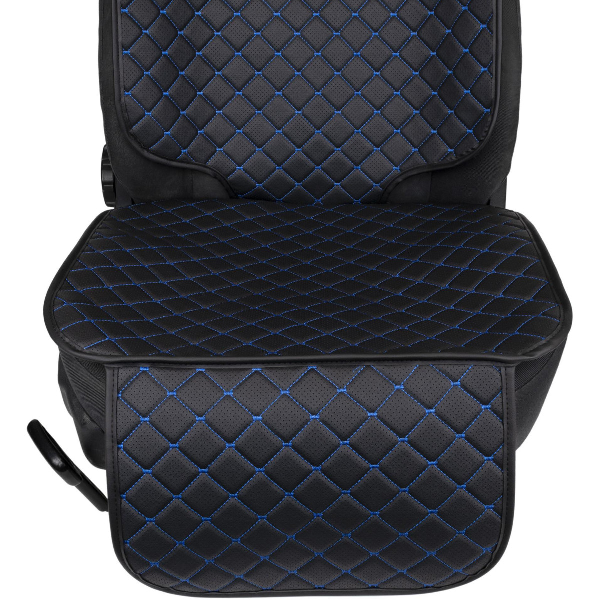 EVAtech ECO laste turvatooli istmekaitse - must / mustad servad / sinised õmblused