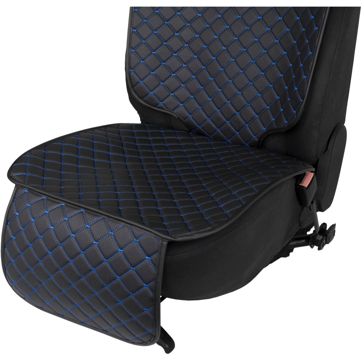 EVAtech ECO laste turvatooli istmekaitse - must / mustad servad / sinised õmblused