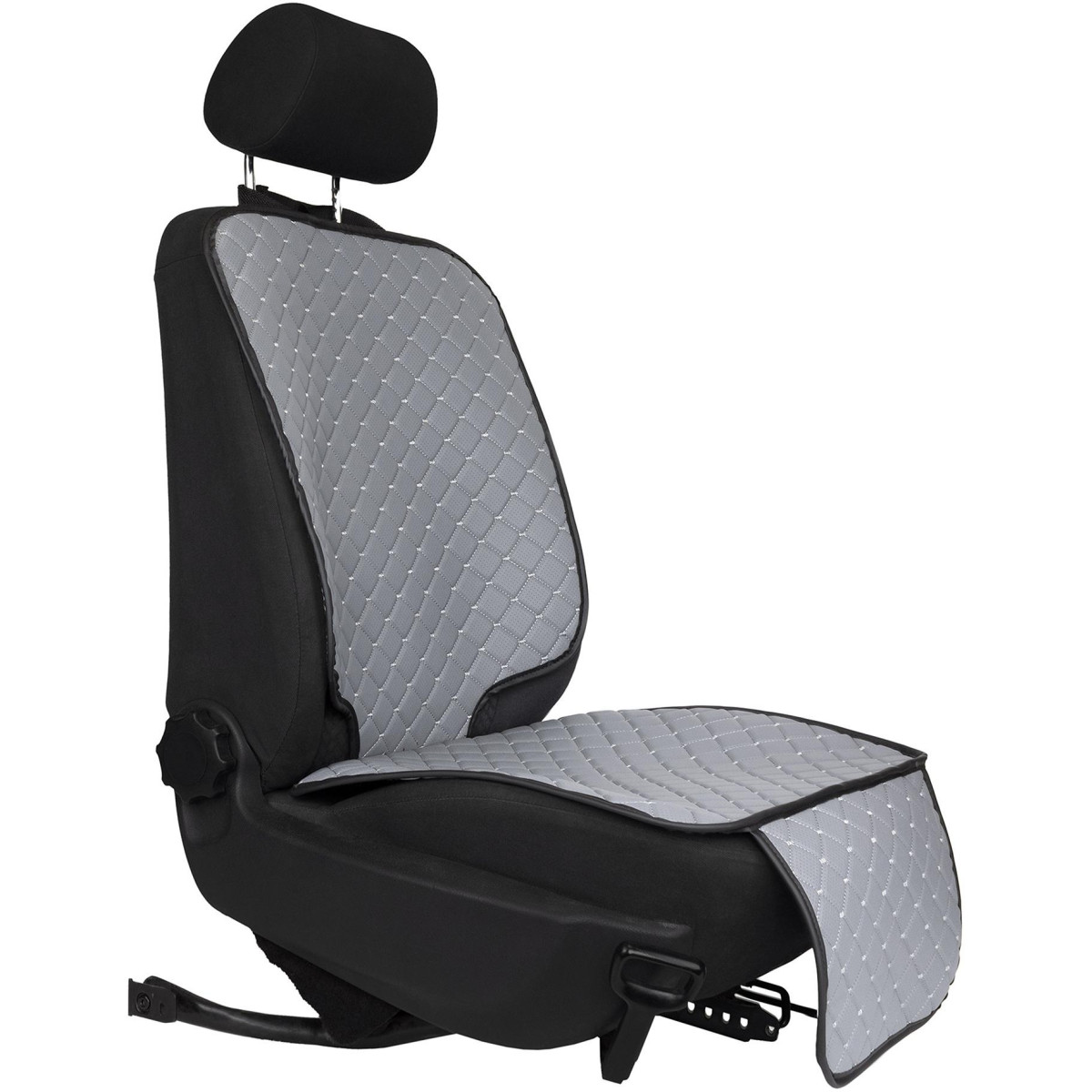 EVAtech ECO laste turvatooli istmekaitse - hall / mustad servad / hallid õmblused