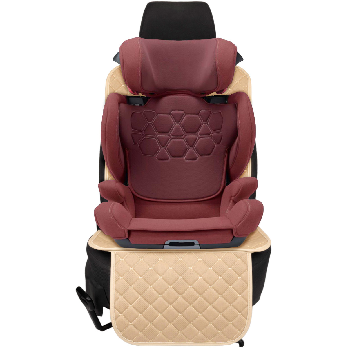 EVAtech ECO laste turvatooli istmekaitse - beež / beežid servad / beežid õmblused