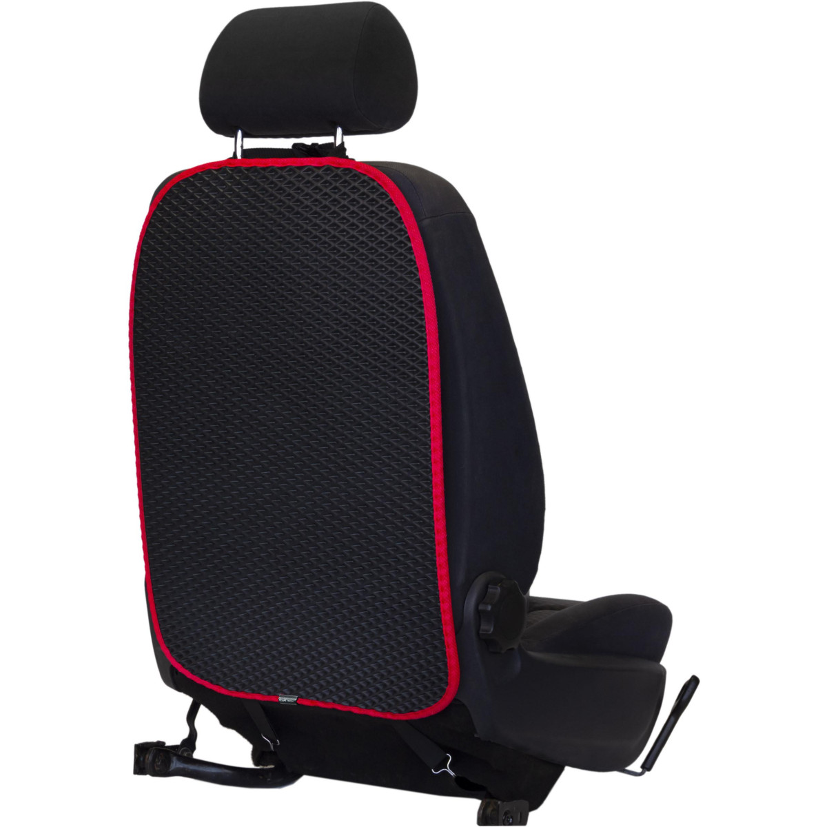 EVAtech Laste Autoistme Seljatoekaitse 68x46 cm - must / punased servad EVAtech Laste Autoistme Seljatoekaitse 68x46 cm - must / punased servad