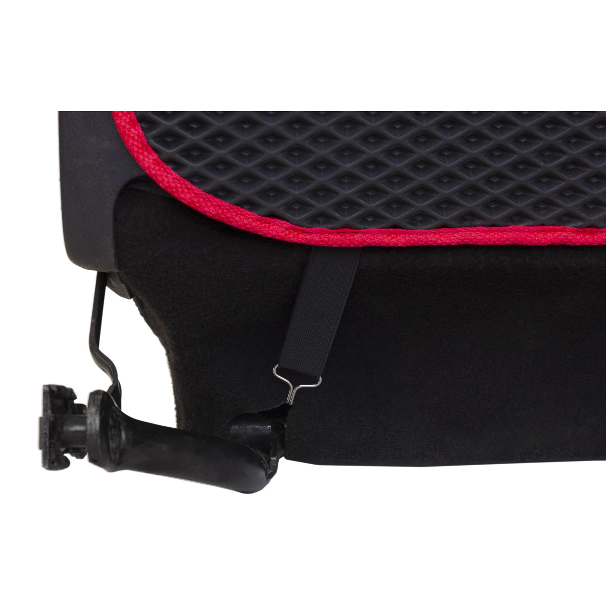 EVAtech Laste Autoistme Seljatoekaitse 68x46 cm - must / punased servad EVAtech Laste Autoistme Seljatoekaitse 68x46 cm - must / punased servad