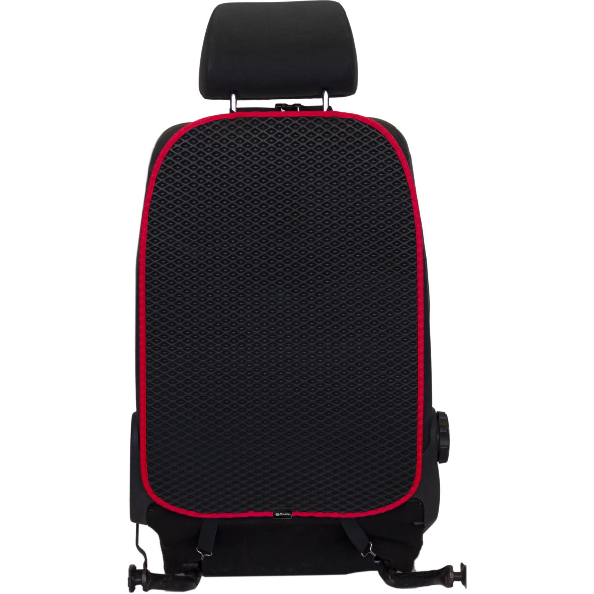 EVAtech Laste Autoistme Seljatoekaitse 68x46 cm - must / punased servad EVAtech Laste Autoistme Seljatoekaitse 68x46 cm - must / punased servad