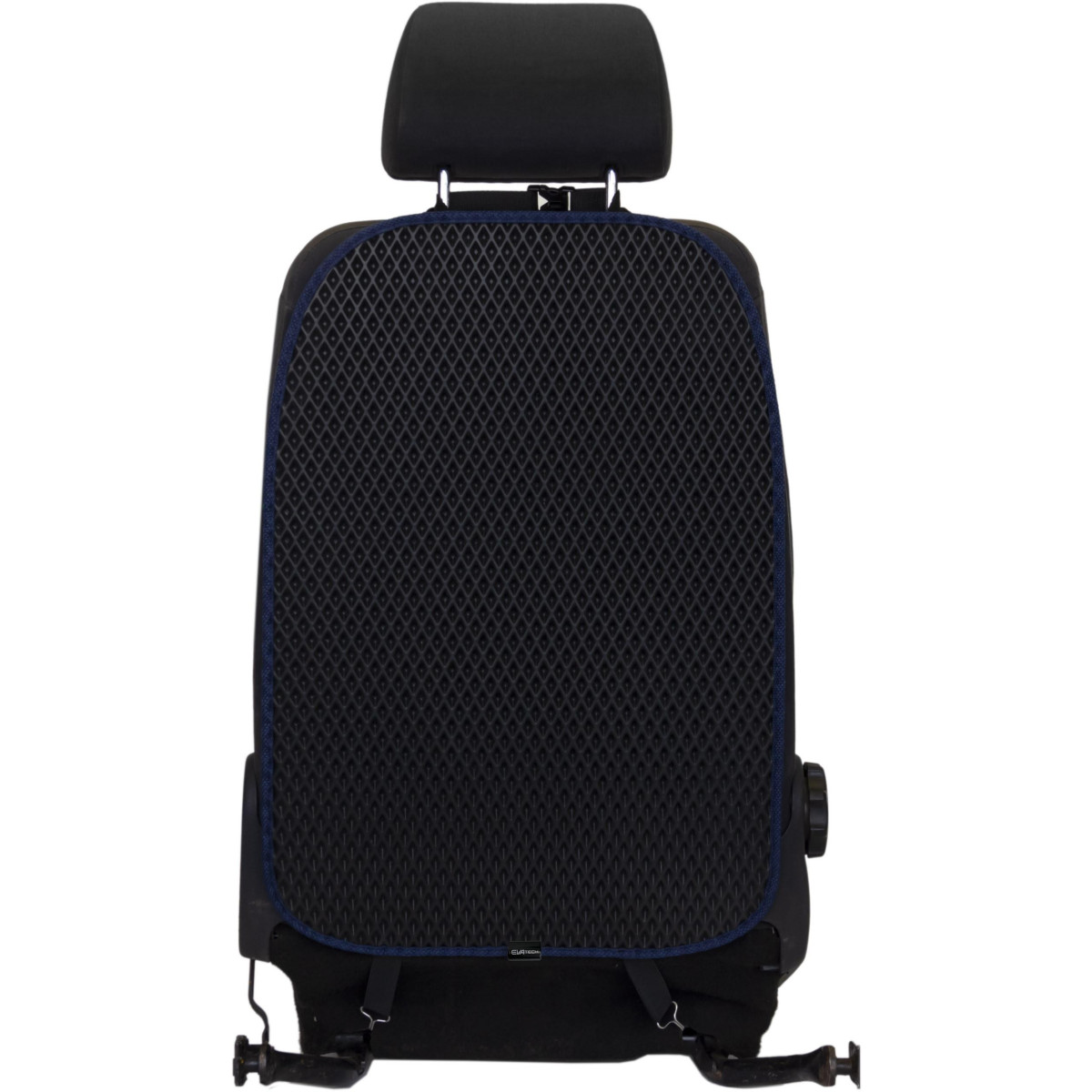 EVAtech Laste Autoistme Seljatoekaitse 68x46 cm - must / tumedad sinised servad EVAtech Laste Autoistme Seljatoekaitse 68x46 cm - must / tumedad sinised servad
