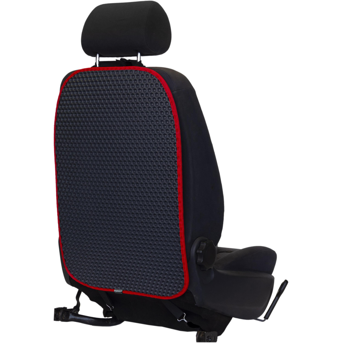 EVAtech Laste Autoistme Seljatoekaitse 68x46 cm - hall / punased servad EVAtech Laste Autoistme Seljatoekaitse 68x46 cm - hall / punased servad