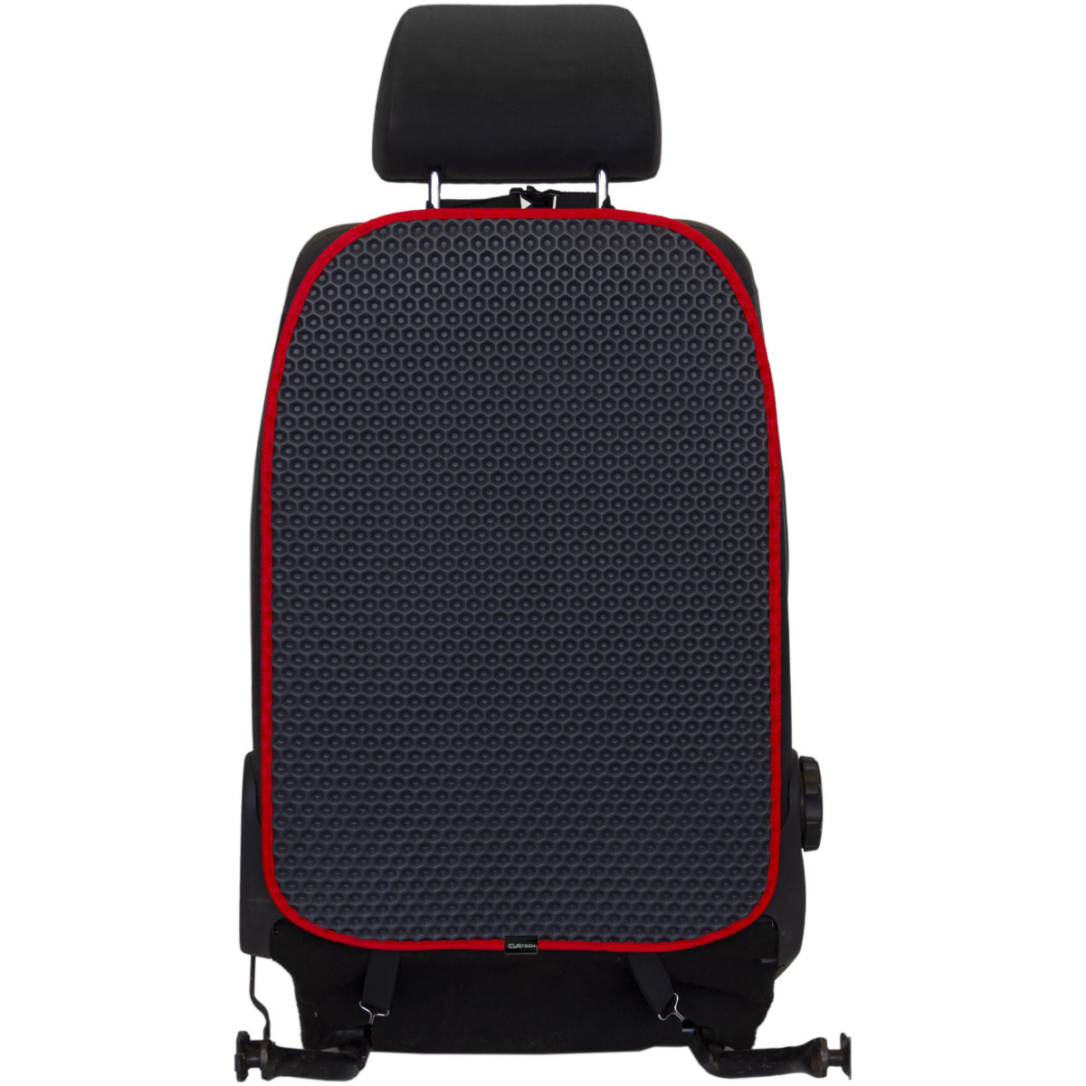 EVAtech Laste Autoistme Seljatoekaitse 68x46 cm - hall / punased servad EVAtech Laste Autoistme Seljatoekaitse 68x46 cm - hall / punased servad