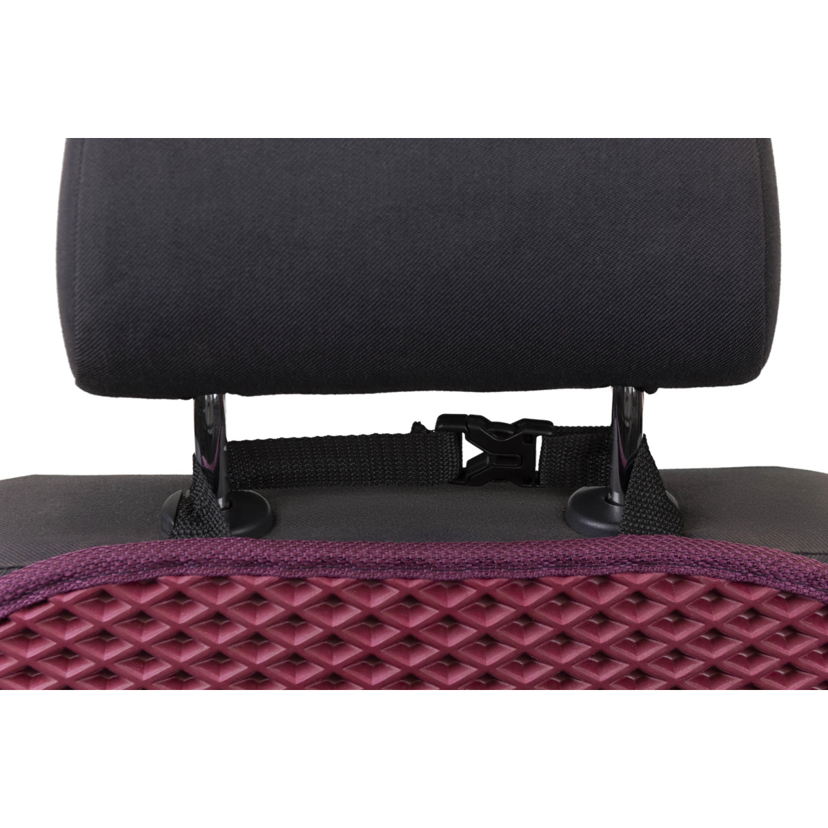 EVAtech Laste Autoistme Seljatoekaitse 68x46 cm - kirsipunane / kirsi servad EVAtech Laste Autoistme Seljatoekaitse 68x46 cm - kirsipunane / kirsi servad