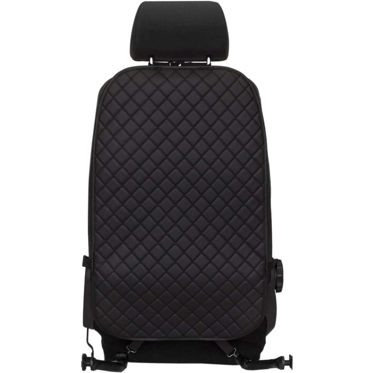 EVAtech ECO Laste Autoistme Seljatugi Kaitse 75x46 cm - must / mustad servad / mustad õmblused EVAtech ECO Laste Autoistme Seljatugi Kaitse 75x46 cm - must / mustad servad / mustad õmblused