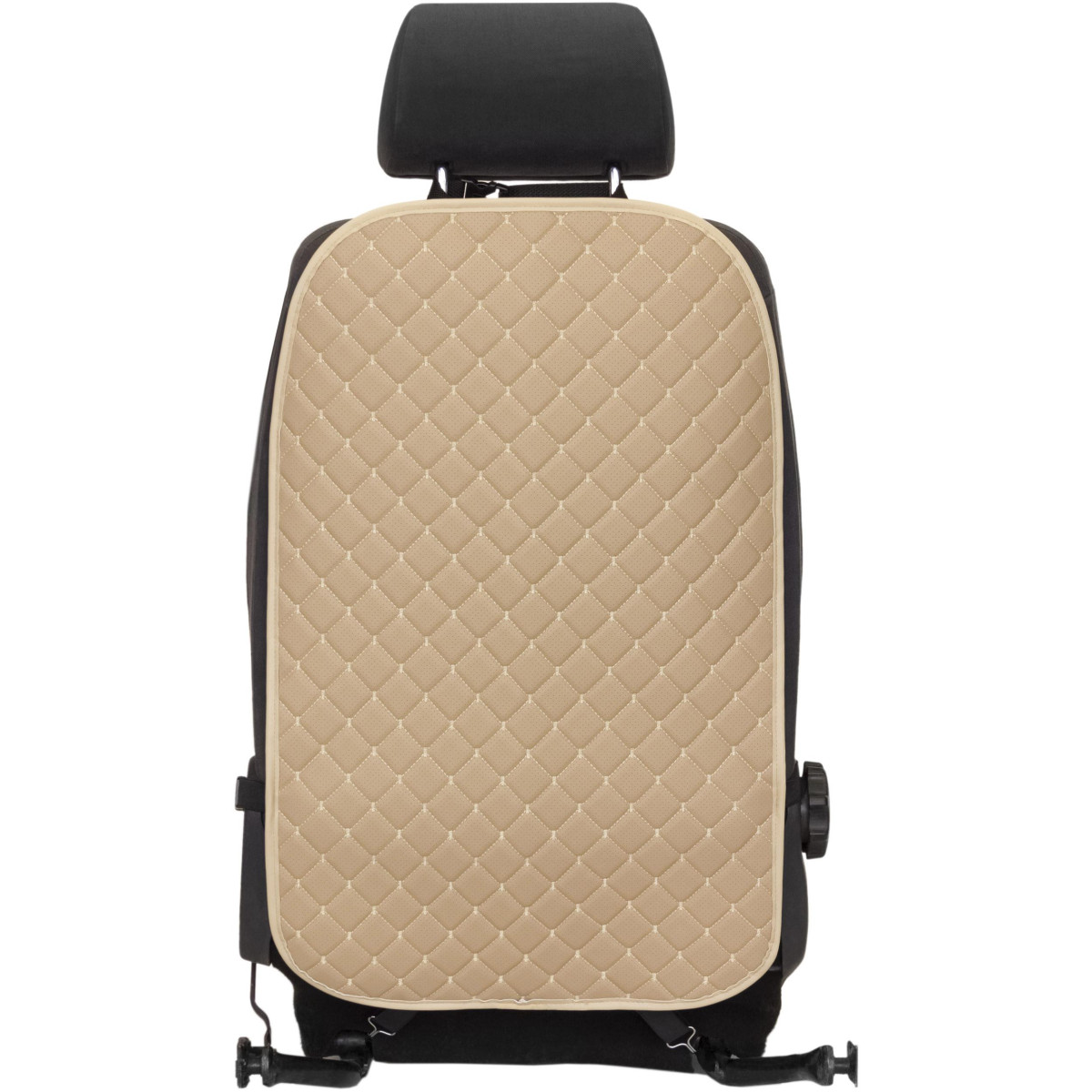 EVAtech ECO Laste Autoistme Seljatugi Kaitse 75x46 cm - beež / beežid servad / beežid õmblused EVAtech ECO Laste Autoistme Seljatugi Kaitse 75x46 cm - beež / beežid servad / beežid õmblused