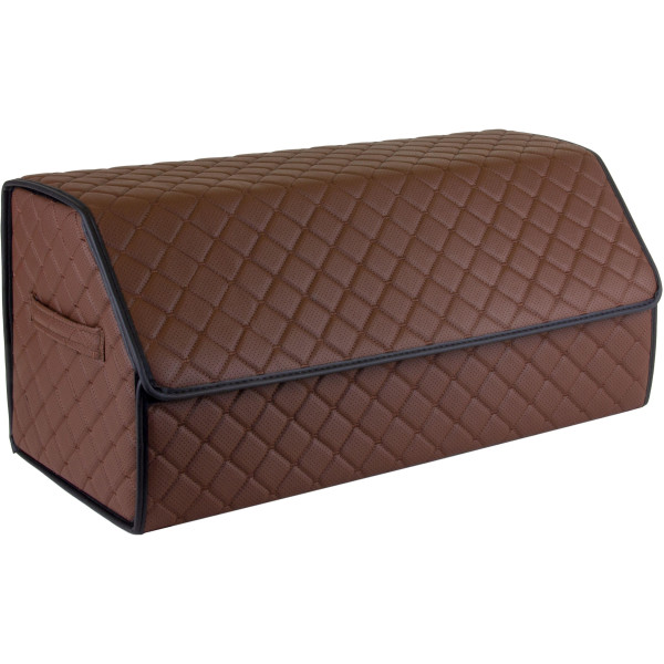EVAtech pagasiruumi korraldaja ECO L 30x30x65 cm - pruun / mustad servad / pruunid õmblused / must sisemus