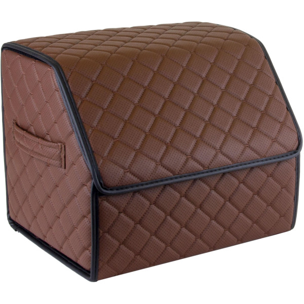 EVAtech pagasiruumi korraldaja ECO S 30x30x35 cm - pruun / mustad servad / pruunid õmblused / must sisemus