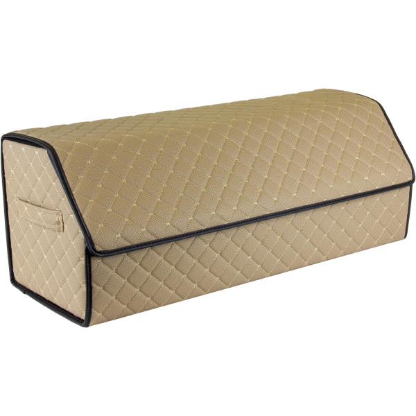 EVAtech pagasiruumi korraldaja ECO XL 30x30x80 cm - beež / mustad servad / beežid õmblused / punane sisemus