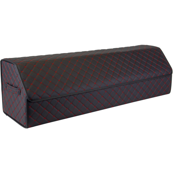 EVAtech pagasiruumi korraldaja ECO XXL 30x30x100 cm - must / mustad servad / punased õmblused / punane sisemus