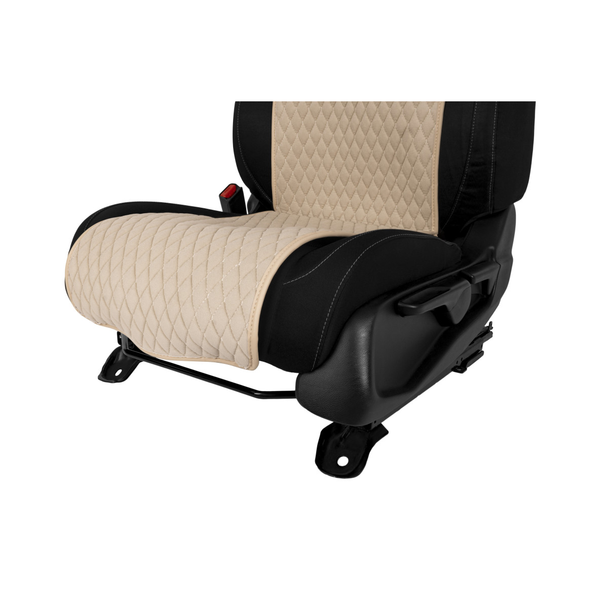 EVAtech Basic istmekatted, 2 tk - beež / beežid servad / beežid õmblused EVAtech Basic istmekatted, 2 tk - beež / beežid servad / beežid õmblused