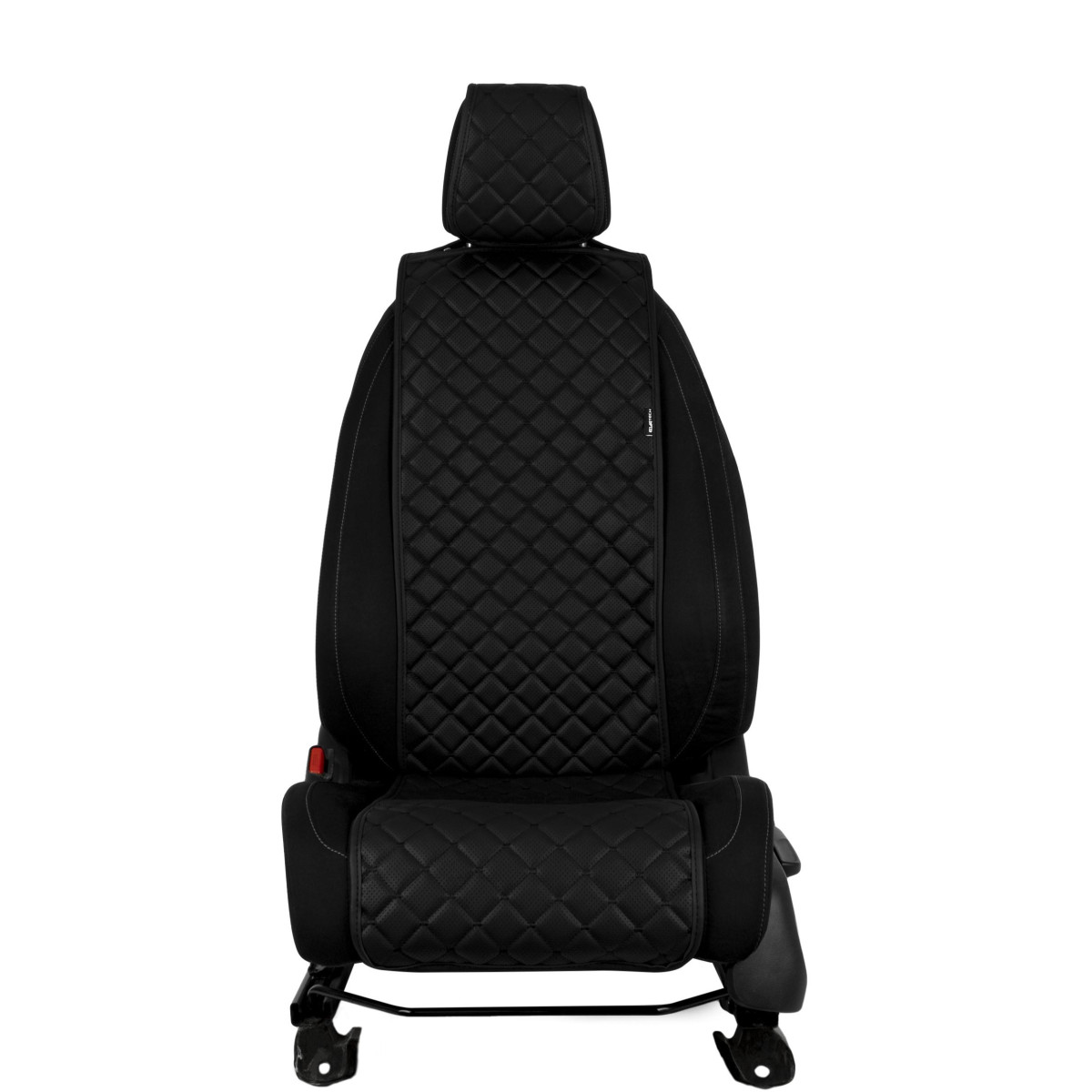 EVAtech ECO Basic istmekate, 1 tk - must / mustad servad / mustad õmblused EVAtech ECO Basic istmekate, 1 tk - must / mustad servad / mustad õmblused