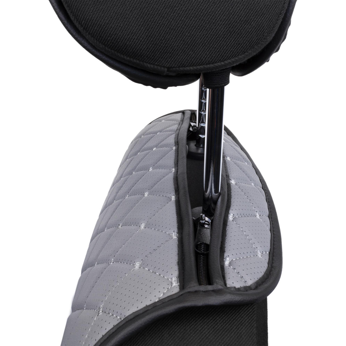 EVAtech ECO Basic istmekate, 1 tk - hall / mustad servad / hallid õmblused EVAtech ECO Basic istmekate, 1 tk - hall / mustad servad / hallid õmblused