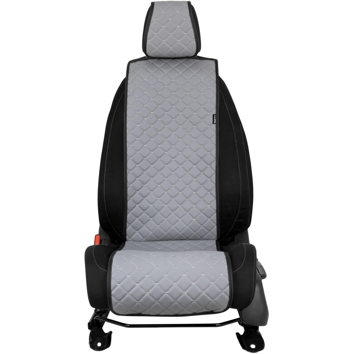 EVAtech ECO Basic istmekate, 1 tk - hall / mustad servad / hallid õmblused EVAtech ECO Basic istmekate, 1 tk - hall / mustad servad / hallid õmblused