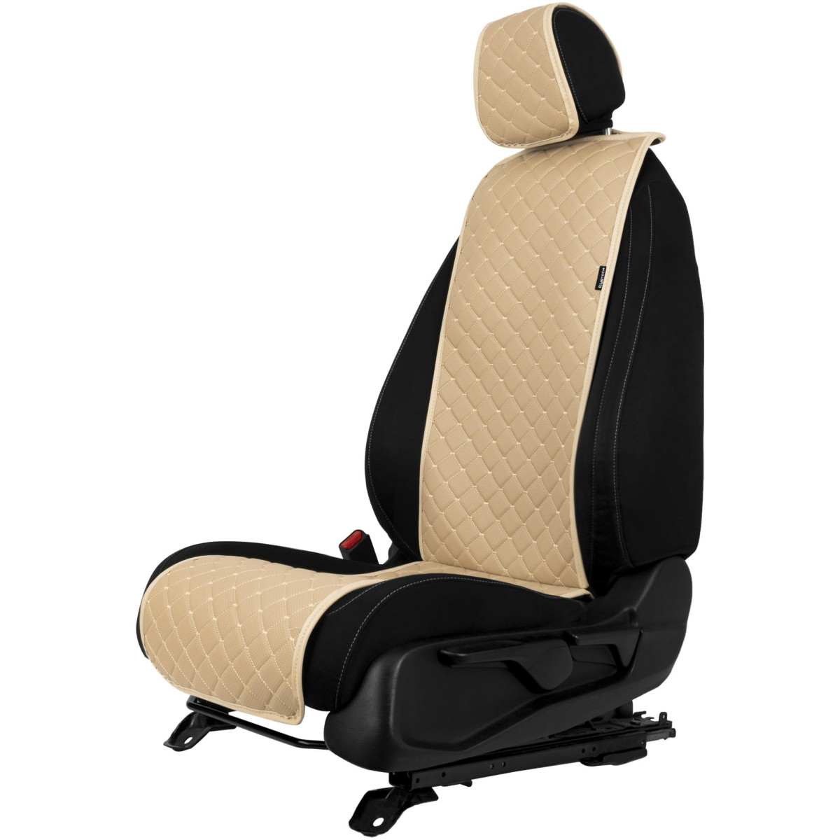 EVAtech ECO Basic istmekate, 1 tk - beež / beežid servad / beežid õmblused EVAtech ECO Basic istmekate, 1 tk - beež / beežid servad / beežid õmblused